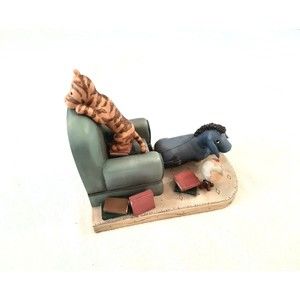 Disney Classic Winnie the Pooh Bookend HTF Michael & Co Library Tigger Eeyore